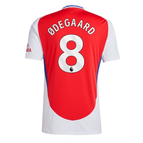 Pánský Fotbalový dres Arsenal Martin Odegaard #8 2024-25 Domácí Krátký Rukáv